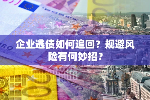 北京企业逃债如何追回？规避风险有何妙招？