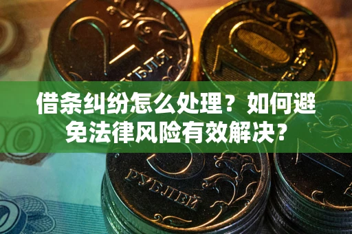 北京借条纠纷怎么处理？如何避免法律风险有效解决？