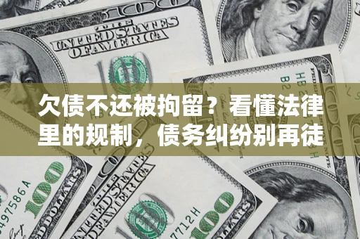 北京欠债不还被拘留？看懂法律里的规制，债务纠纷别再徒劳奔波