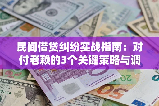 北京民间借贷纠纷实战指南：对付老赖的3个关键策略与调解盲区解析