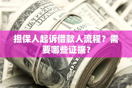 北京担保人起诉借款人流程？需要哪些证据？