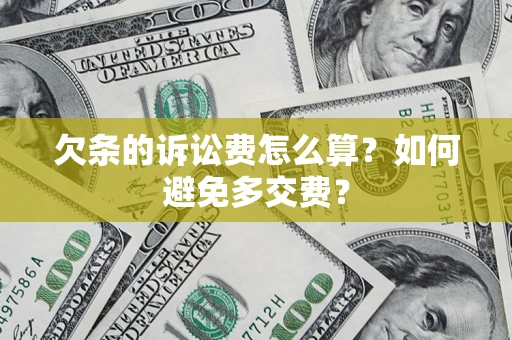 北京欠条的诉讼费怎么算？如何避免多交费？