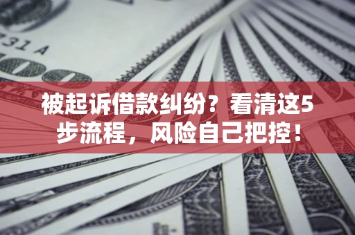 北京被起诉借款纠纷？看清这5步流程，风险自己把控！