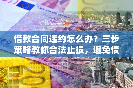 北京借款合同违约怎么办？三步策略教你合法止损，避免债务危机升级