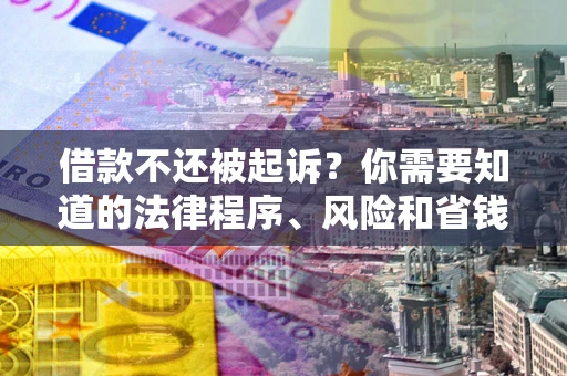 北京借款不还被起诉？你需要知道的法律程序、风险和省钱技巧