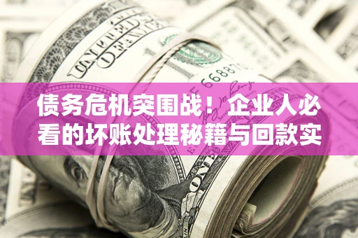 北京债务危机突围战！企业人必看的坏账处理秘籍与回款实战指南