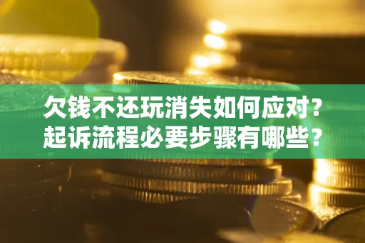 北京欠钱不还玩消失如何应对？起诉流程必要步骤有哪些？